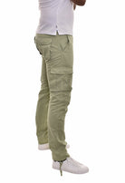 Pantalon cargo grande longueur amande