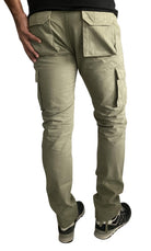 Cargo kaki grande longueur dos