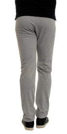 Jogging gris grande longueur dos