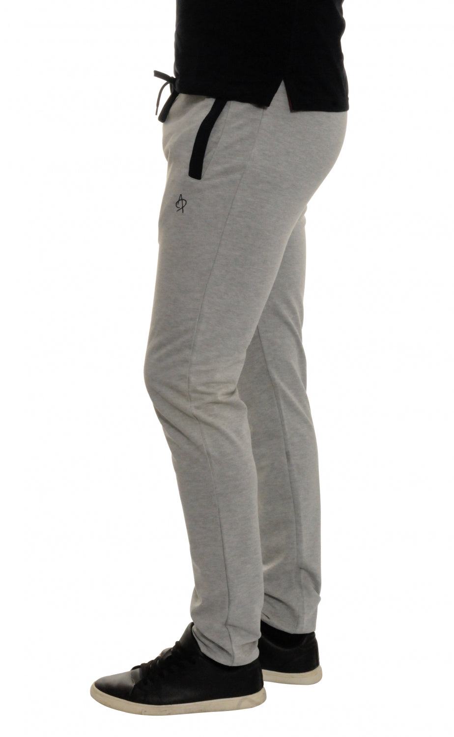 Jogging gris grande longueur proil