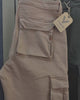 Florent – Pantalon cargo beige grande longueur – vidéo détail