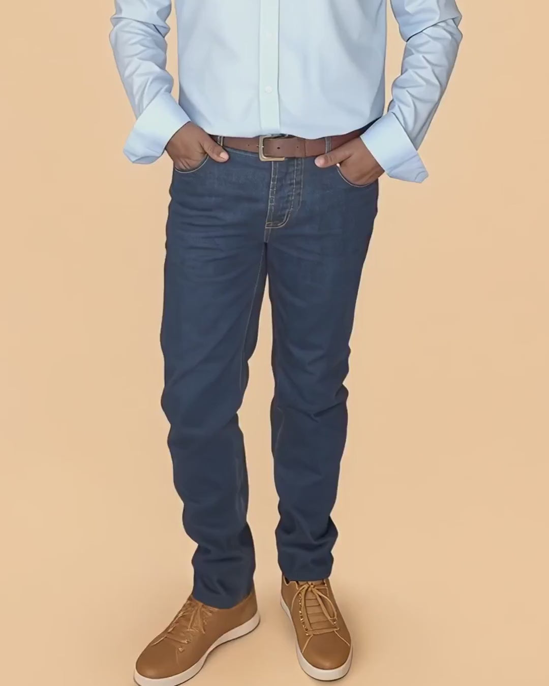 Peter – Jean Stone Modern Fit Extra-Long – Try-On Video