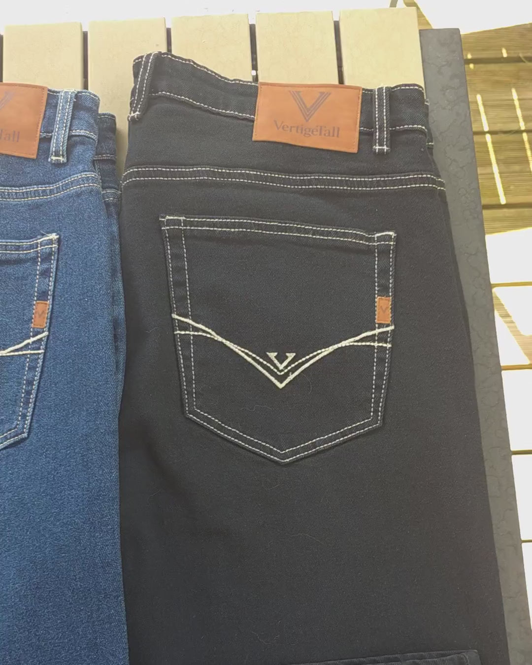 Oscar – Navy Loose-Fit Long Pants – Detailed Video