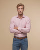 Raphaël – Chemise à rayures roses Modern Fit – vidéo portée
